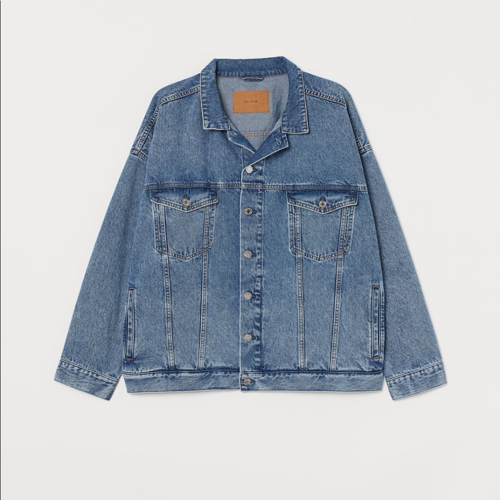H&M+ PLUS SIZE OVERSIZED DENIM JACKET